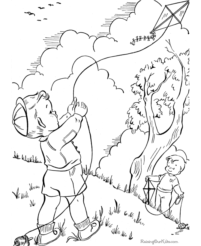 Dibujo para colorear: Temporada de Primavera (Naturaleza) #164813 - Dibujos para Colorear e Imprimir Gratis