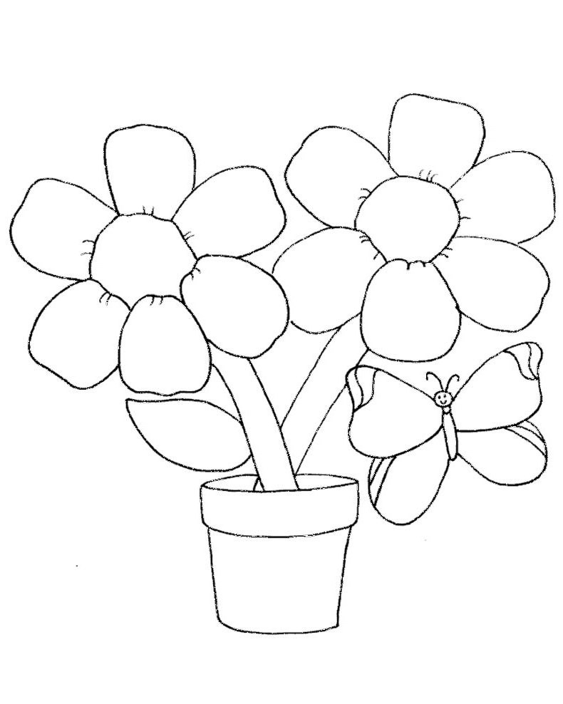 Dibujo para colorear: Temporada de Primavera (Naturaleza) #164817 - Dibujos para Colorear e Imprimir Gratis