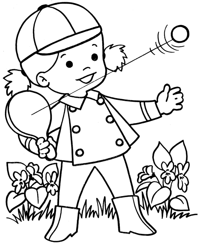 Dibujo para colorear: Temporada de Primavera (Naturaleza) #164848 - Dibujos para Colorear e Imprimir Gratis