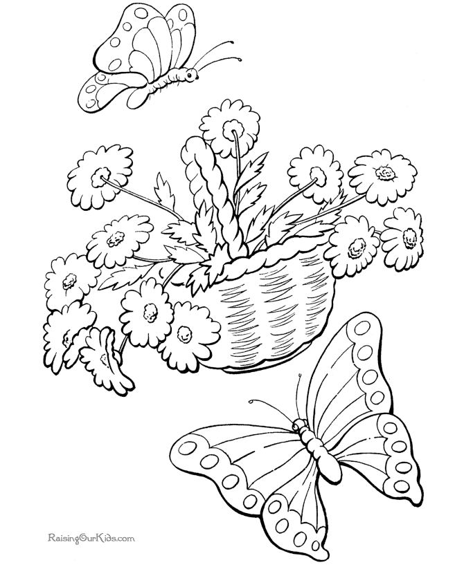 Dibujo para colorear: Temporada de Primavera (Naturaleza) #164895 - Dibujos para Colorear e Imprimir Gratis