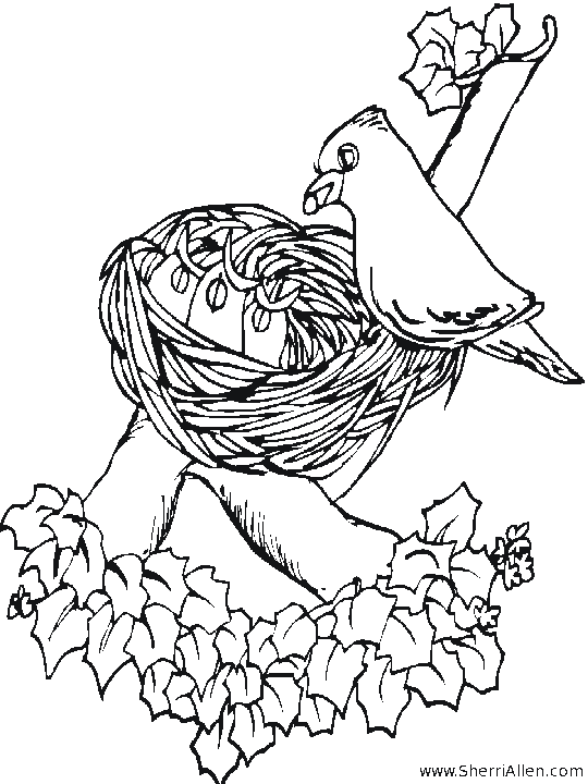 Dibujo para colorear: Temporada de Primavera (Naturaleza) #164953 - Dibujos para Colorear e Imprimir Gratis