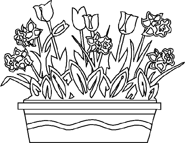 Dibujo para colorear: Temporada de Primavera (Naturaleza) #164987 - Dibujos para Colorear e Imprimir Gratis