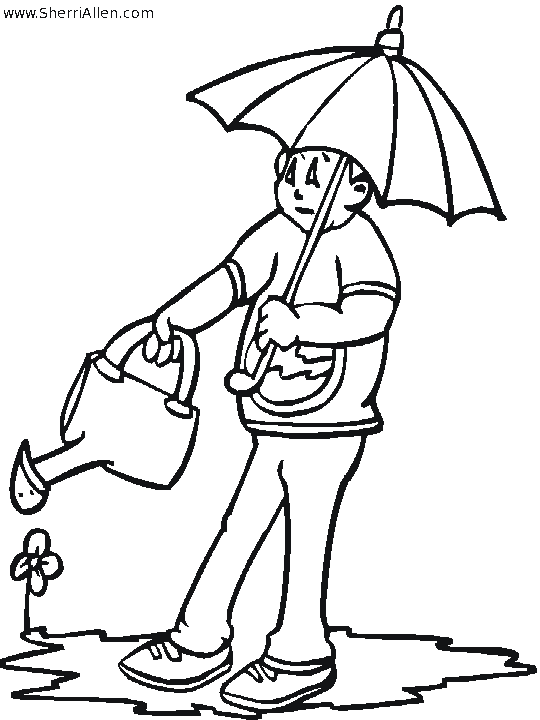 Dibujo para colorear: Temporada de Primavera (Naturaleza) #164997 - Dibujos para Colorear e Imprimir Gratis