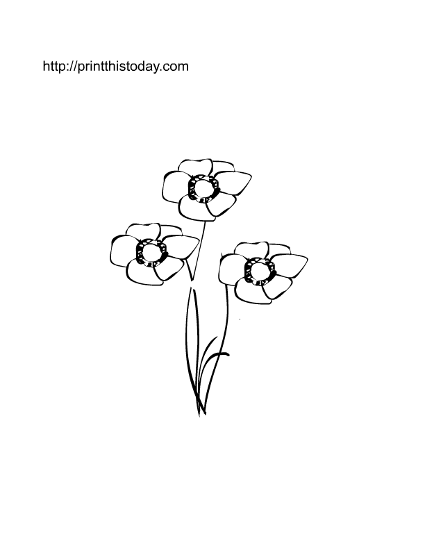 Dibujo para colorear: Temporada de Primavera (Naturaleza) #165022 - Dibujos para Colorear e Imprimir Gratis