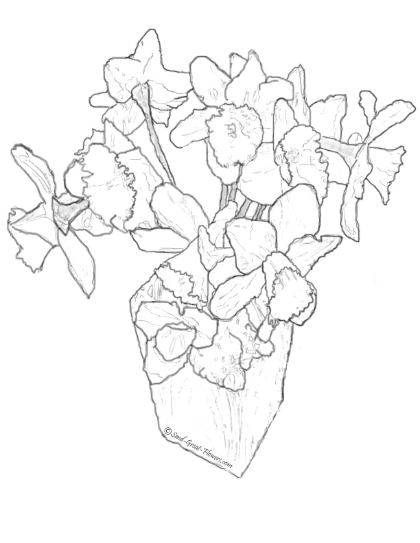 Dibujo para colorear: Temporada de Primavera (Naturaleza) #165044 - Dibujos para Colorear e Imprimir Gratis