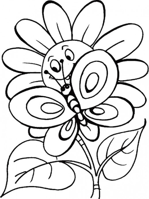 Dibujo para colorear: Temporada de Primavera (Naturaleza) #165095 - Dibujos para Colorear e Imprimir Gratis