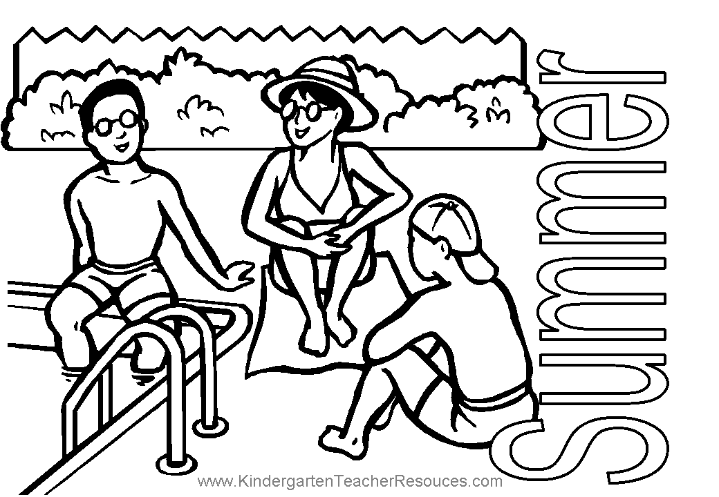 Dibujo para colorear: Temporada de Verano (Naturaleza) #165141 - Dibujos para Colorear e Imprimir Gratis