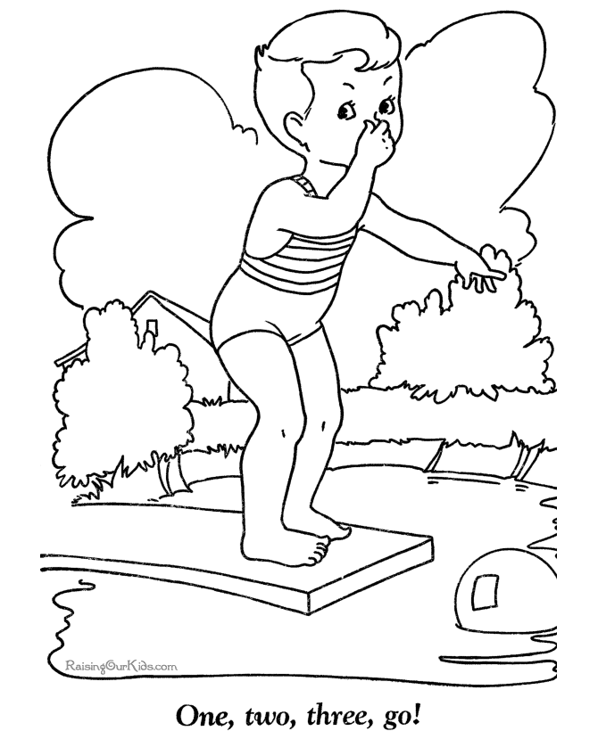 Dibujo para colorear: Temporada de Verano (Naturaleza) #165151 - Dibujos para Colorear e Imprimir Gratis