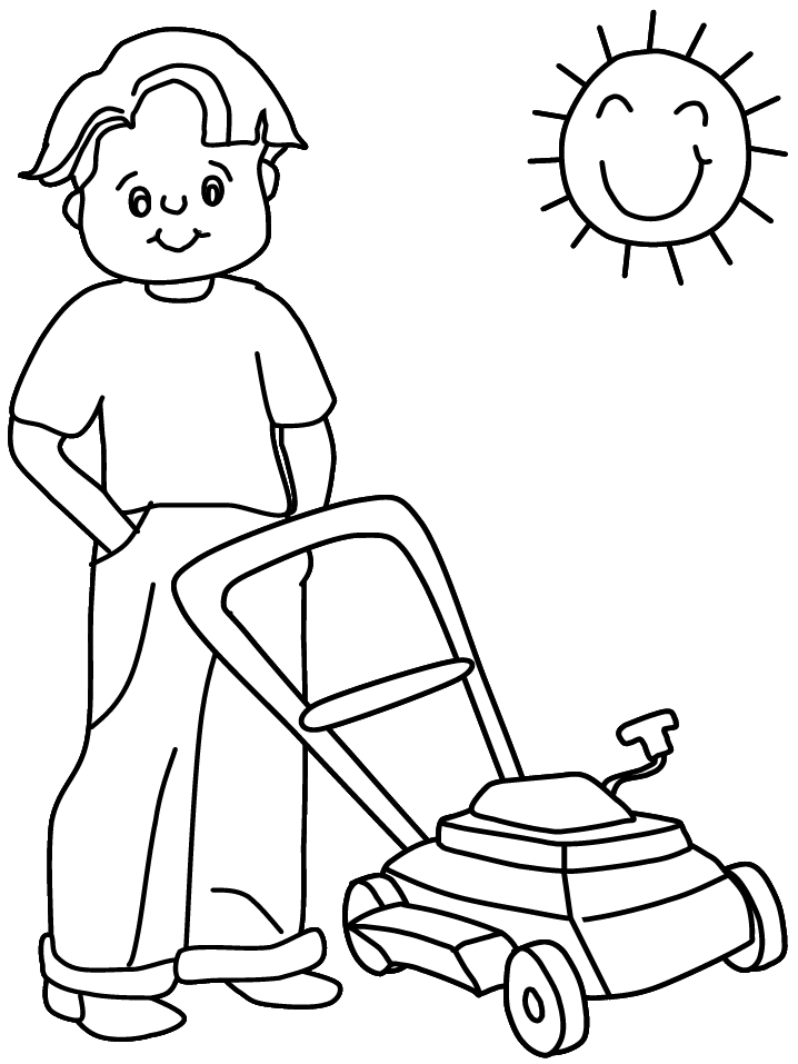 Dibujo para colorear: Temporada de Verano (Naturaleza) #165197 - Dibujos para Colorear e Imprimir Gratis