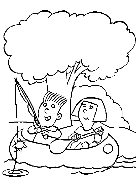 Dibujo para colorear: Temporada de Verano (Naturaleza) #165294 - Dibujos para Colorear e Imprimir Gratis