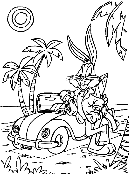 Dibujo para colorear: Temporada de Verano (Naturaleza) #165315 - Dibujos para Colorear e Imprimir Gratis