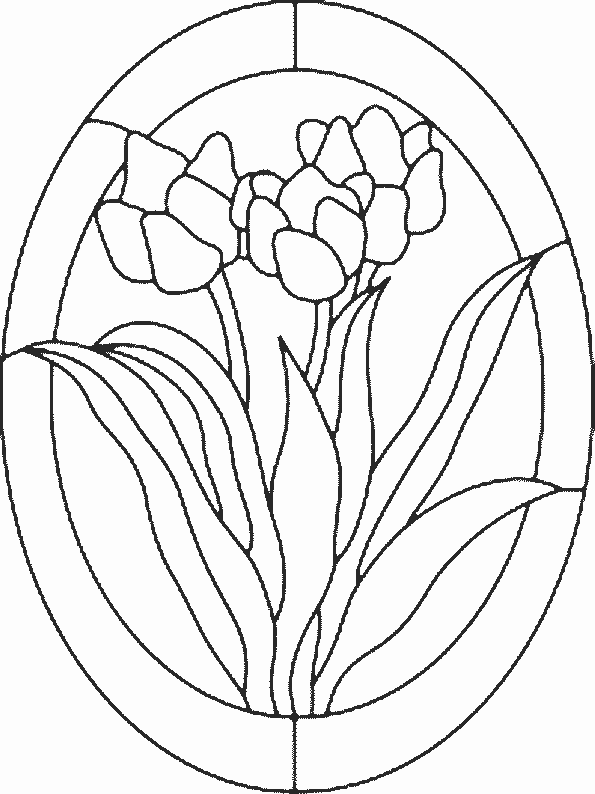 Dibujo para colorear: Tulipán (Naturaleza) #161660 - Dibujos para Colorear e Imprimir Gratis
