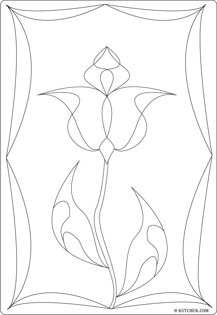 Dibujo para colorear: Tulipán (Naturaleza) #161735 - Dibujos para Colorear e Imprimir Gratis