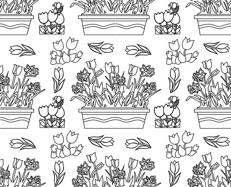 Dibujo para colorear: Tulipán (Naturaleza) #161770 - Dibujos para Colorear e Imprimir Gratis