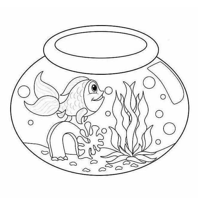Dibujo gratuito Acuario #184543 de la coleccion Objetos para imprimir