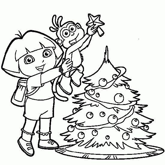 Dibujo para colorear: Arbol de Navidad (Objetos) #167474 - Dibujos para Colorear e Imprimir Gratis