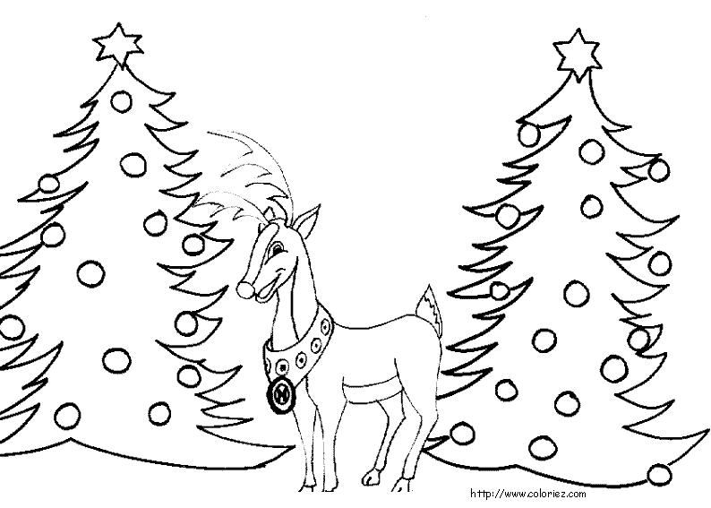 Dibujo para colorear: Arbol de Navidad (Objetos) #167568 - Dibujos para Colorear e Imprimir Gratis