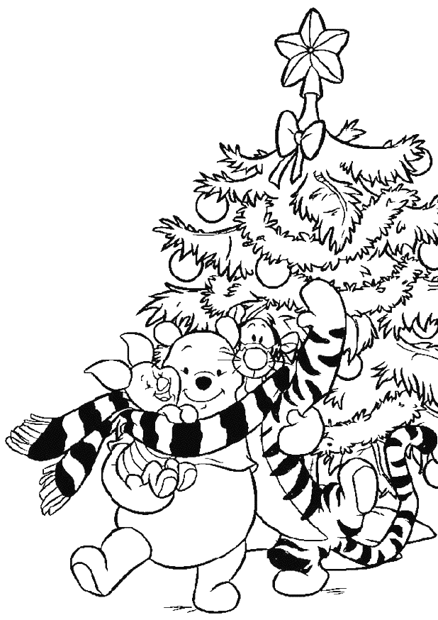 Dibujo para colorear: Arbol de Navidad (Objetos) #167612 - Dibujos para Colorear e Imprimir Gratis