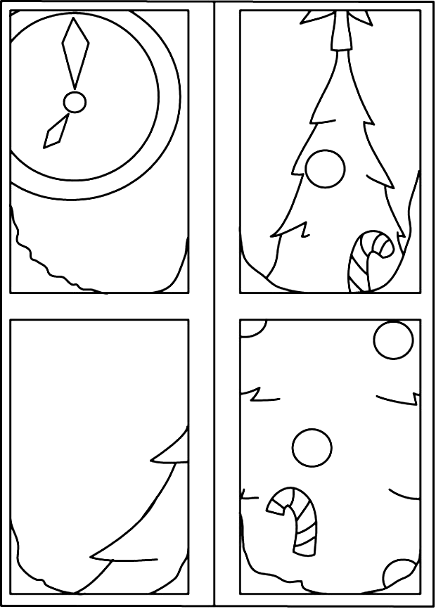 Dibujo para colorear: Arbol de Navidad (Objetos) #167685 - Dibujos para Colorear e Imprimir Gratis