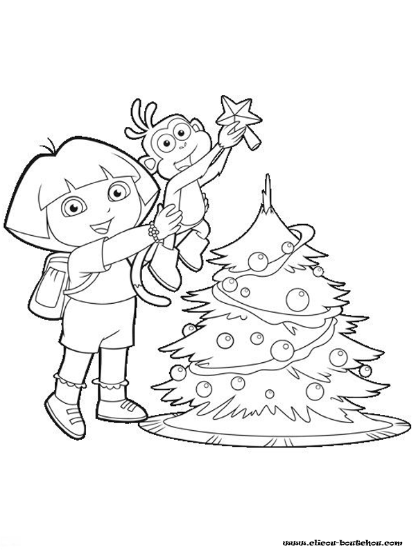 Dibujo para colorear: Arbol de Navidad (Objetos) #167717 - Dibujos para Colorear e Imprimir Gratis