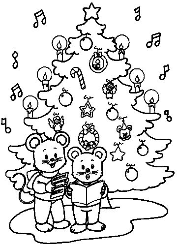 Dibujo para colorear: Arbol de Navidad (Objetos) #167743 - Dibujos para Colorear e Imprimir Gratis