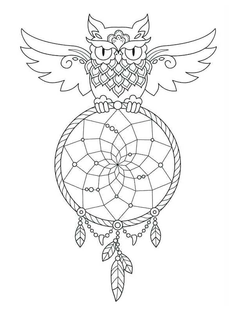 Dibujo gratuito Atrapasueños #207642 de la coleccion Objetos para imprimir