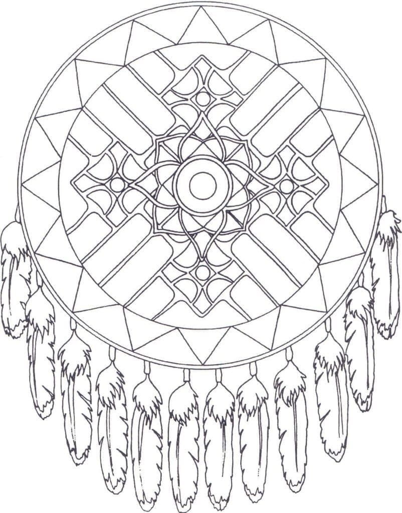 Dibujo gratuito Atrapasueños #207653 de la coleccion Objetos para imprimir