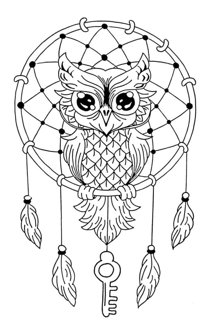 Dibujo gratuito Atrapasueños #207665 de la coleccion Objetos para imprimir