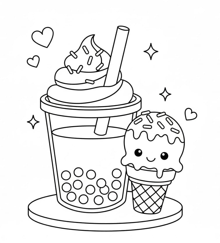 Dibujo gratuito Bubble Tea #221502 de la coleccion Objetos para imprimir Dibujo gratuito Bubble Tea #221502 de la coleccion Objetos para imprimir