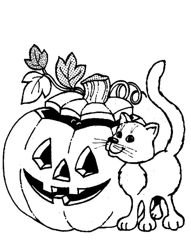 Dibujo para colorear: Calabaza (Objetos) #166829 - Dibujos para Colorear e Imprimir Gratis