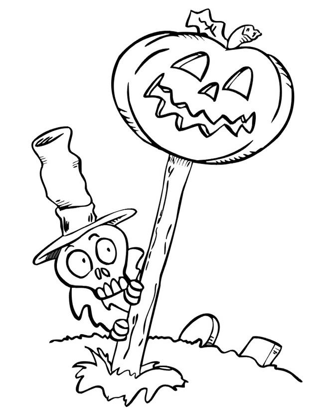 Dibujo para colorear: Calabaza (Objetos) #166837 - Dibujos para Colorear e Imprimir Gratis