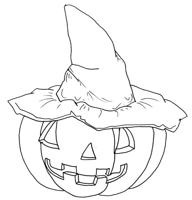 Dibujo para colorear: Calabaza (Objetos) #166842 - Dibujos para Colorear e Imprimir Gratis