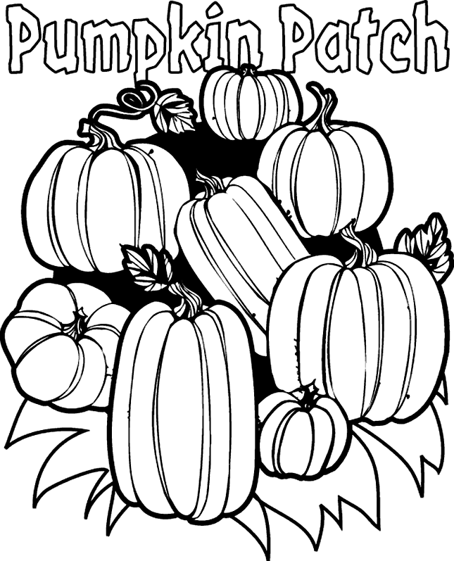 Dibujo para colorear: Calabaza (Objetos) #166845 - Dibujos para Colorear e Imprimir Gratis