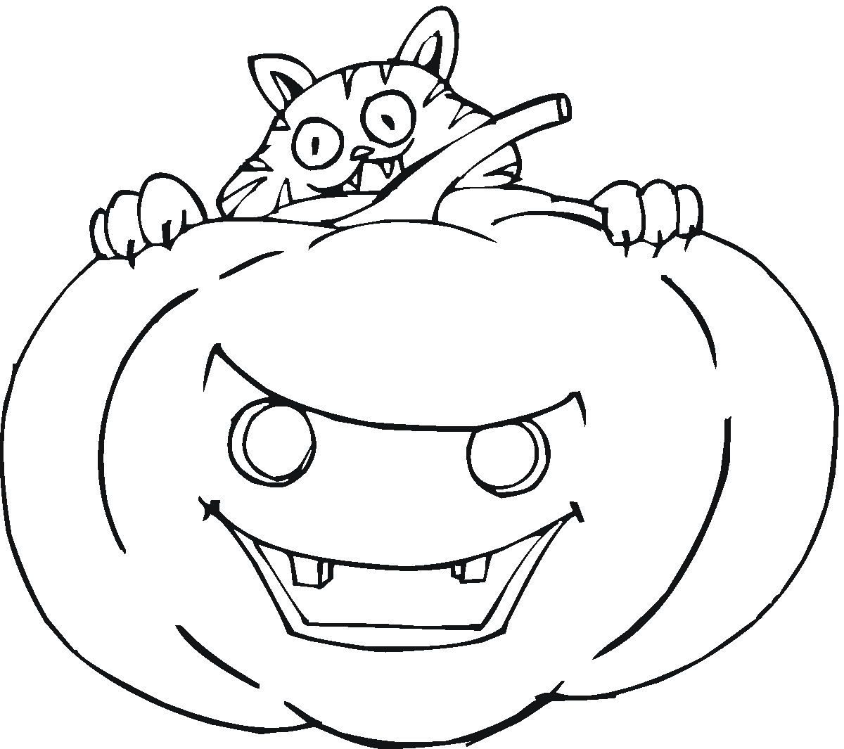 Dibujo para colorear: Calabaza (Objetos) #166869 - Dibujos para Colorear e Imprimir Gratis