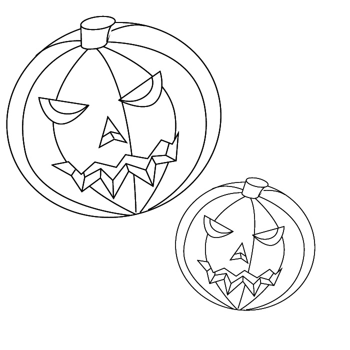 Dibujo para colorear: Calabaza (Objetos) #166918 - Dibujos para Colorear e Imprimir Gratis