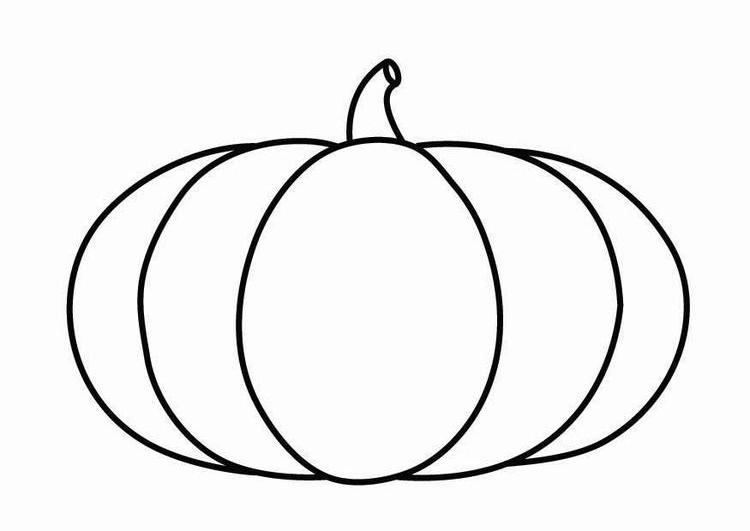 Dibujo para colorear: Calabaza (Objetos) #166930 - Dibujos para Colorear e Imprimir Gratis