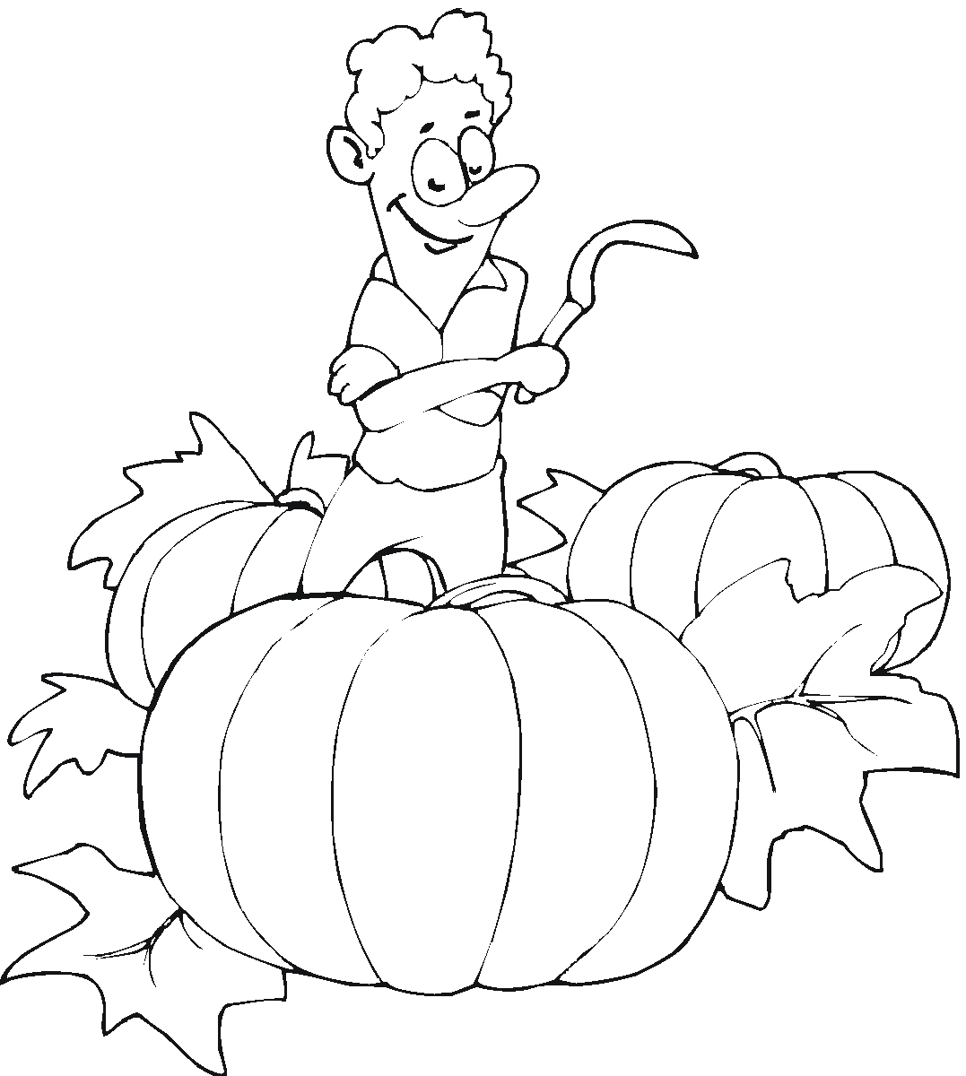 Dibujo para colorear: Calabaza (Objetos) #166975 - Dibujos para Colorear e Imprimir Gratis