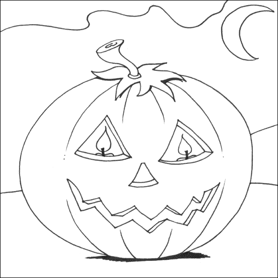 Dibujo para colorear: Calabaza (Objetos) #166978 - Dibujos para Colorear e Imprimir Gratis