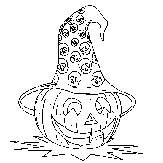 Dibujo para colorear: Calabaza (Objetos) #166991 - Dibujos para Colorear e Imprimir Gratis