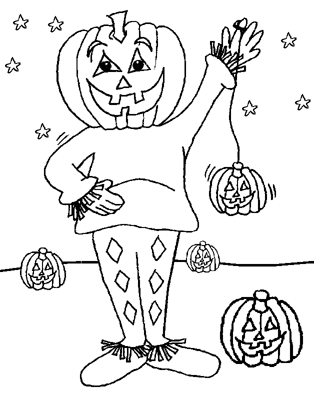 Dibujo para colorear: Calabaza (Objetos) #167025 - Dibujos para Colorear e Imprimir Gratis