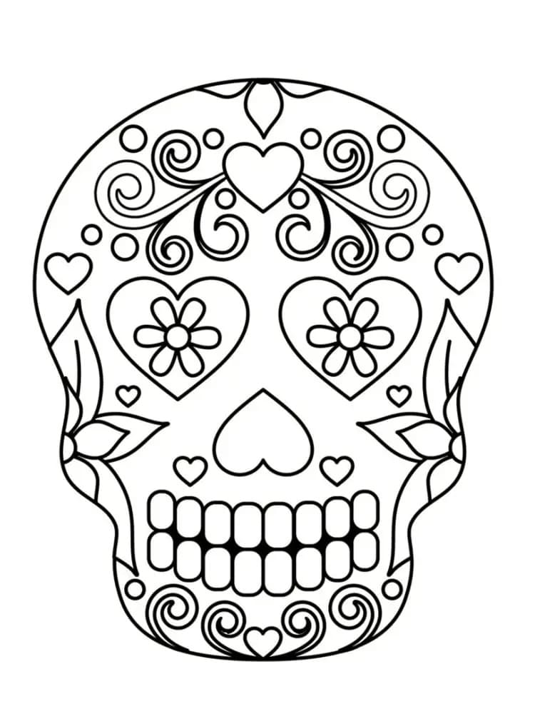 Dibujo gratuito Calavera #181125 de la coleccion Objetos para imprimir