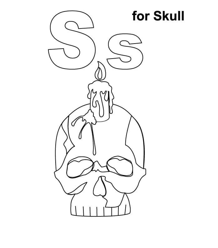 Dibujo gratuito Calavera #204889 de la coleccion Objetos para imprimir