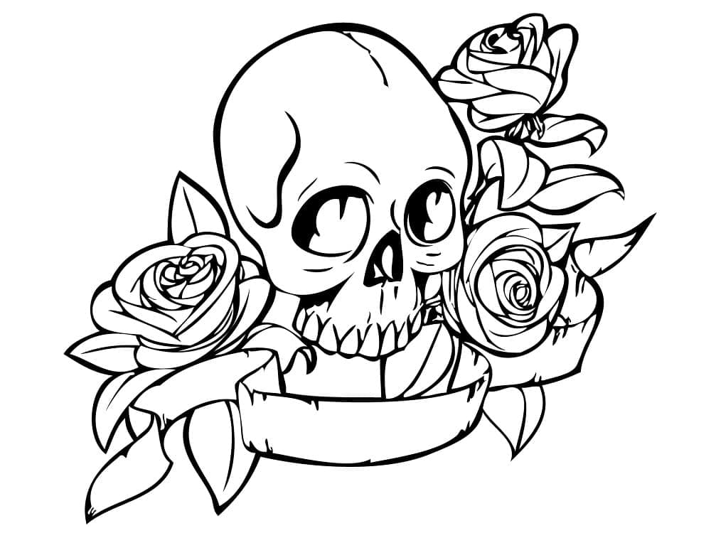 Dibujo gratuito Calavera #204904 de la coleccion Objetos para imprimir