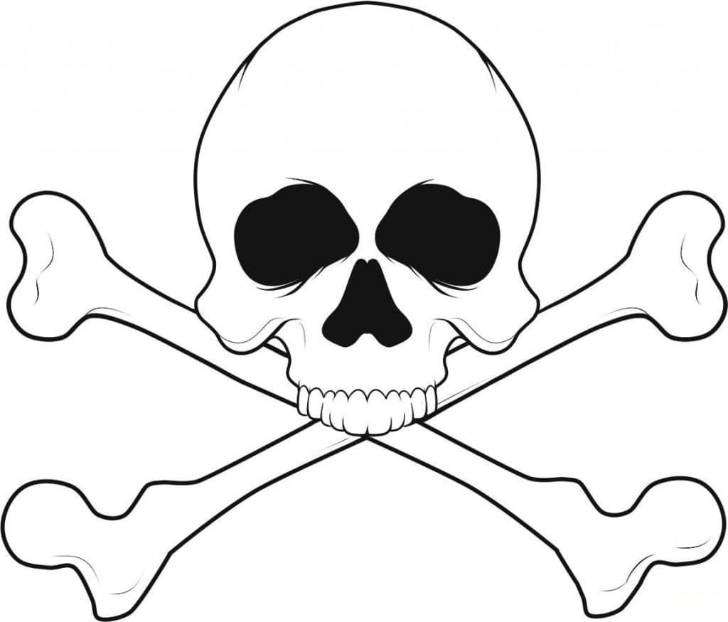 Dibujo gratuito Calavera #204914 de la coleccion Objetos para imprimir