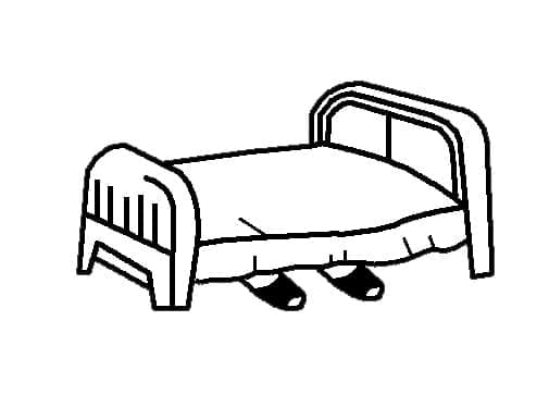 Dibujo gratuito Cama #188168 de la coleccion Objetos para imprimir
