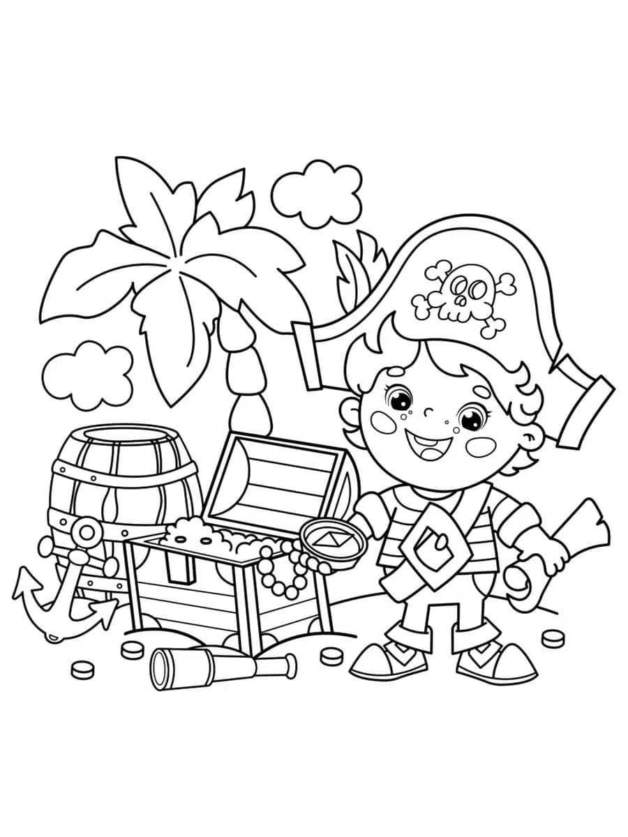 Dibujo gratuito Cofre del Tesoro #220525 de la coleccion Objetos para imprimir