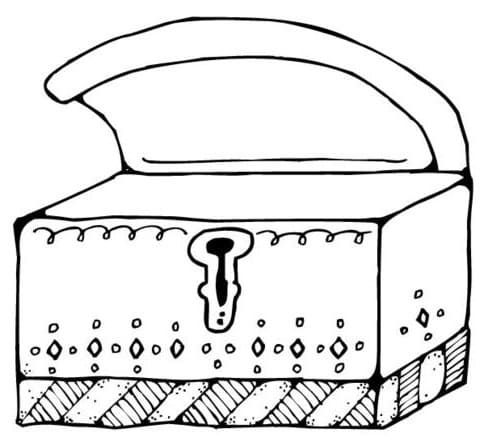 Dibujo gratuito Cofre del Tesoro #220531 de la coleccion Objetos para imprimir