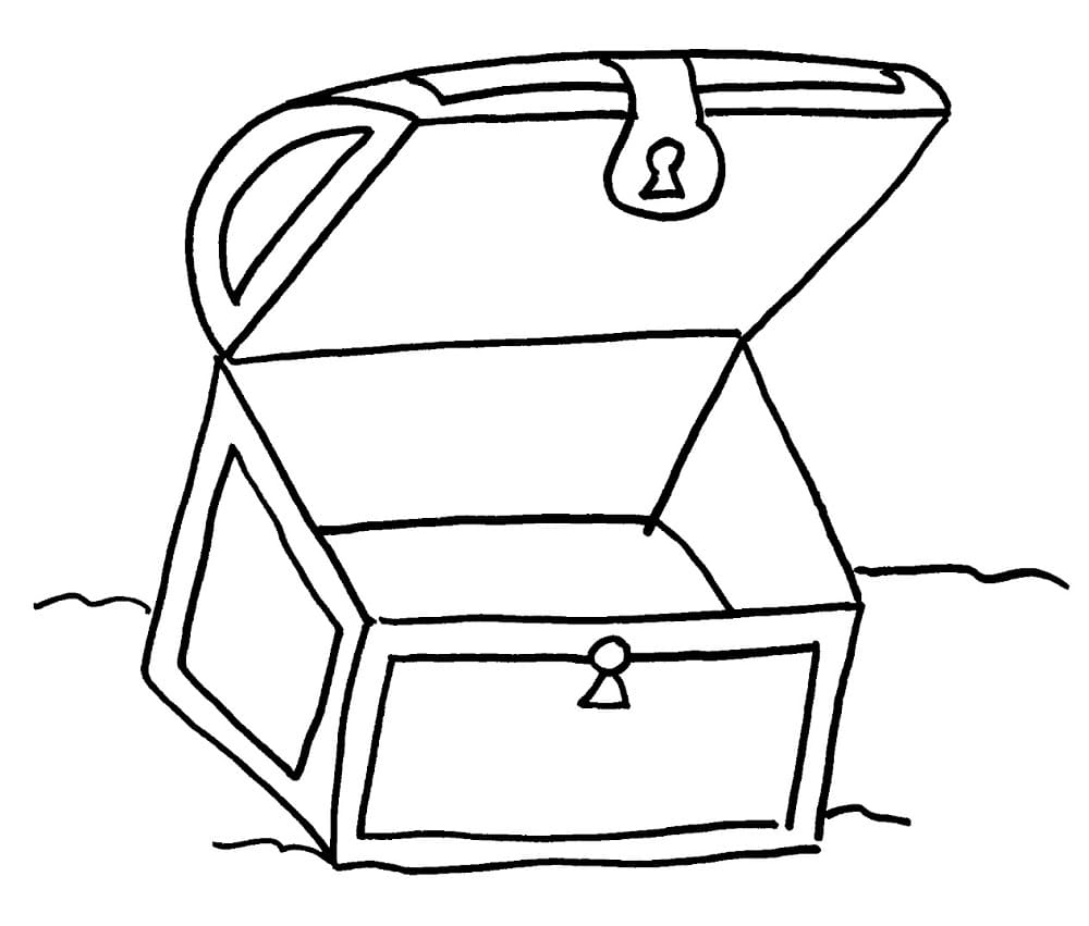 Dibujo gratuito Cofre del Tesoro #220563 de la coleccion Objetos para imprimir