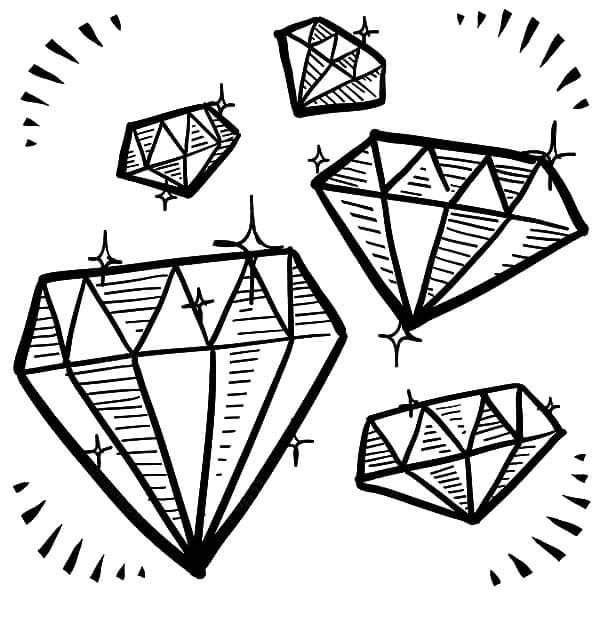 Dibujo gratuito Diamante #202856 de la coleccion Objetos para imprimir