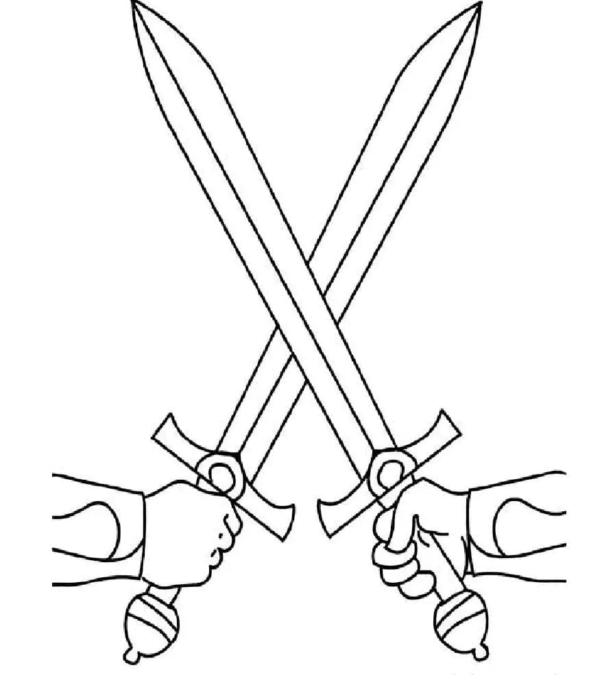 Dibujo gratuito Espada #187182 de la coleccion Objetos para imprimir